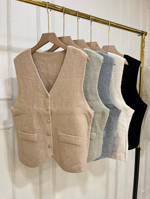 Ladies Winter Knitted Waistcoat